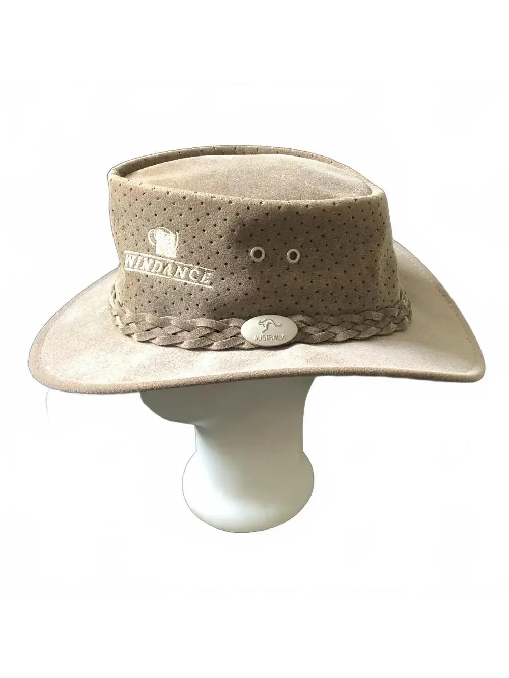 Windance Australia Tan Outback Aussie Chiller Hat with Braided Band - Picture 3 of 10
